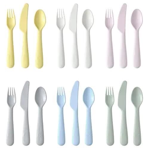 Bộ dao dĩa nhựa trẻ em ikea