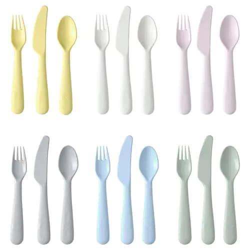 Bộ dao dĩa nhựa trẻ em IKEA