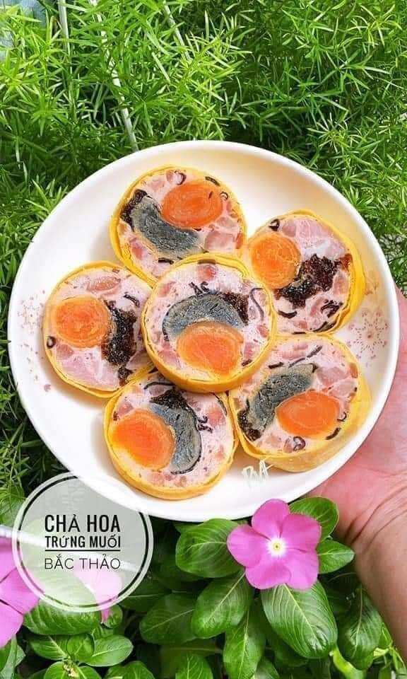 CHẢ HOA BẮC THẢO TRỨNG MUỐI LOẠI NGON