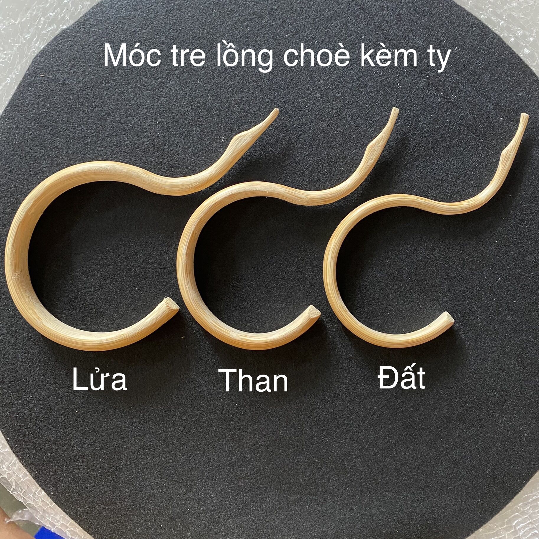 Combo móc tre lồng chim kèm ty, dùng cho các loại lồng - phụ kiện lồng chim đẹp giá rẻ