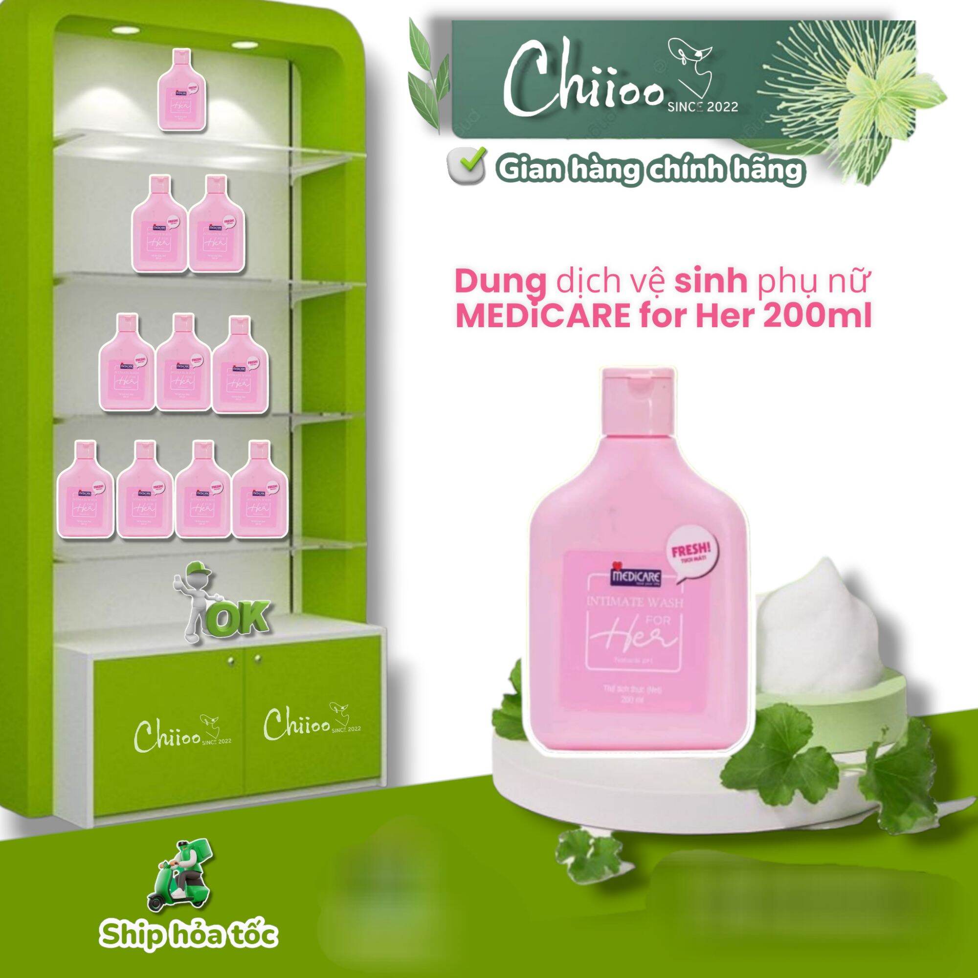 Dung dịch vệ sinh phụ nữ MEDiCARE for Her 200ml