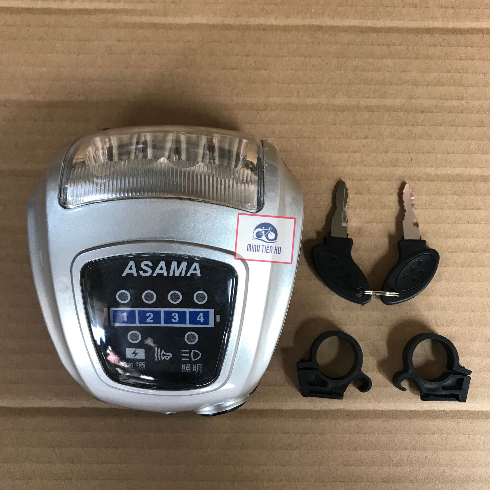 Đầu đèn xe đạp điện asama và yamaha