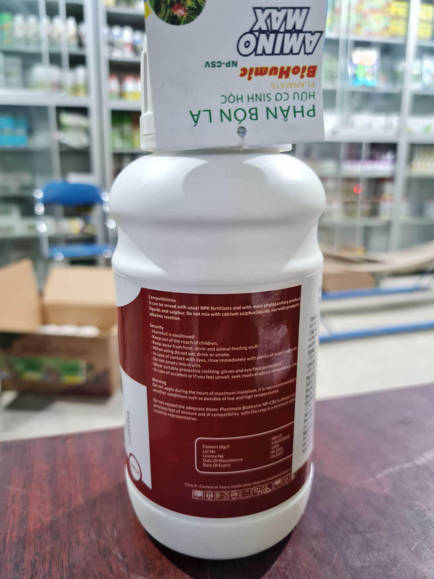 Chế phẩm Amino Max - phân bón nhập khẩu từ Thổ Nhĩ Kỳ