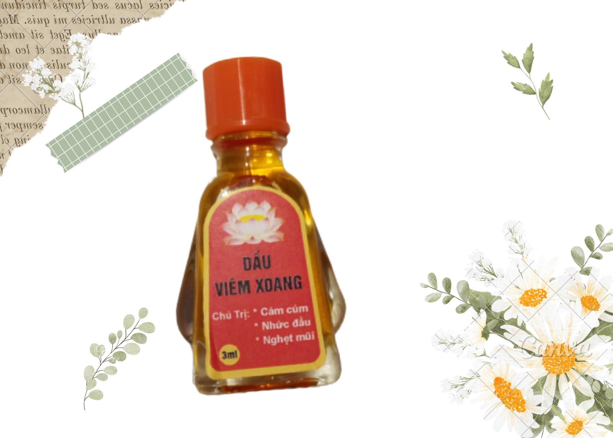 Dầu Hít Viêm Xoang loại xịn chai 3ml