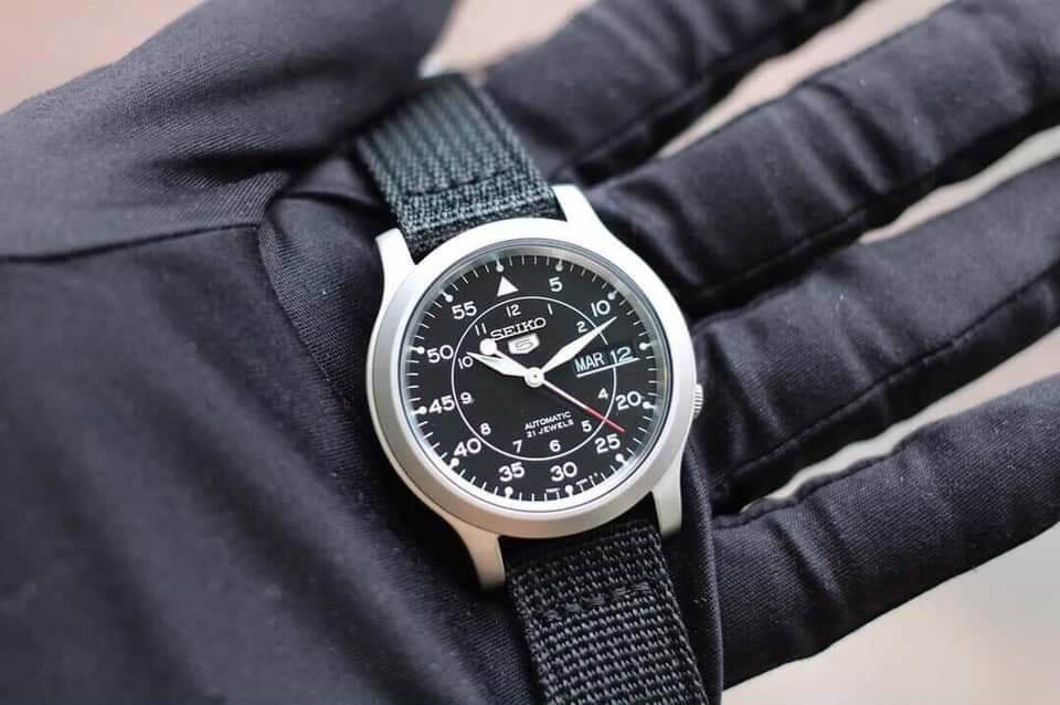[HCM]Seiko5 Automatic QĐ Size nhỏ 37mm SNK803/805/807/809 