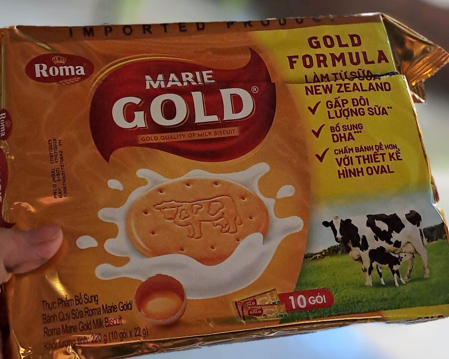 Bánh quy sữa Marie gold 220gr