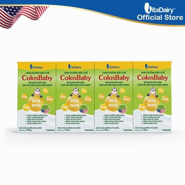 Combo 2 Lốc 4 hộp sữa colosbaby gold/IQ 110ml