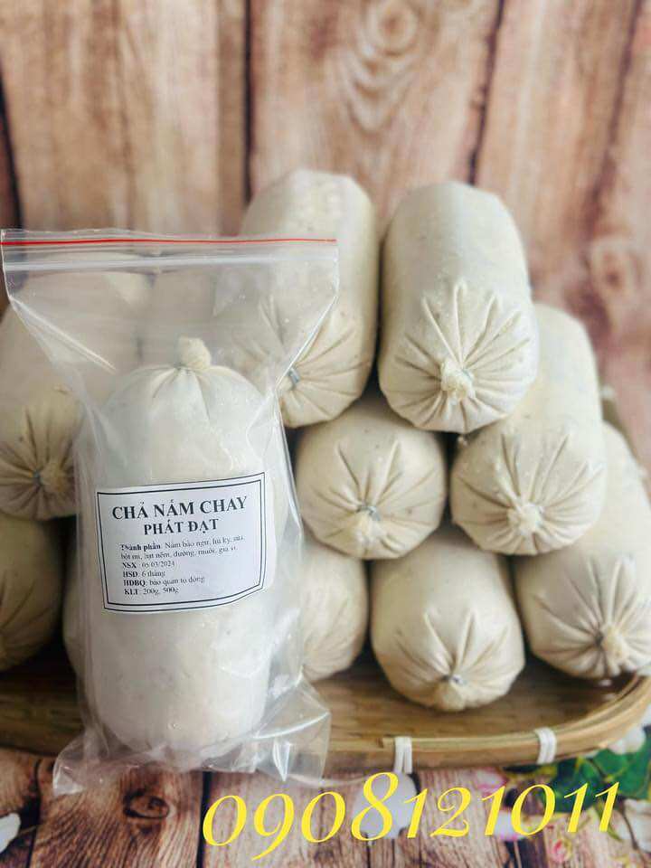500g CHẢ SỮA NẤM CHAY PHÁT ĐẠT LOẠI 1 [ Chỉ ship hỏa tốc trong kv TPHCM]