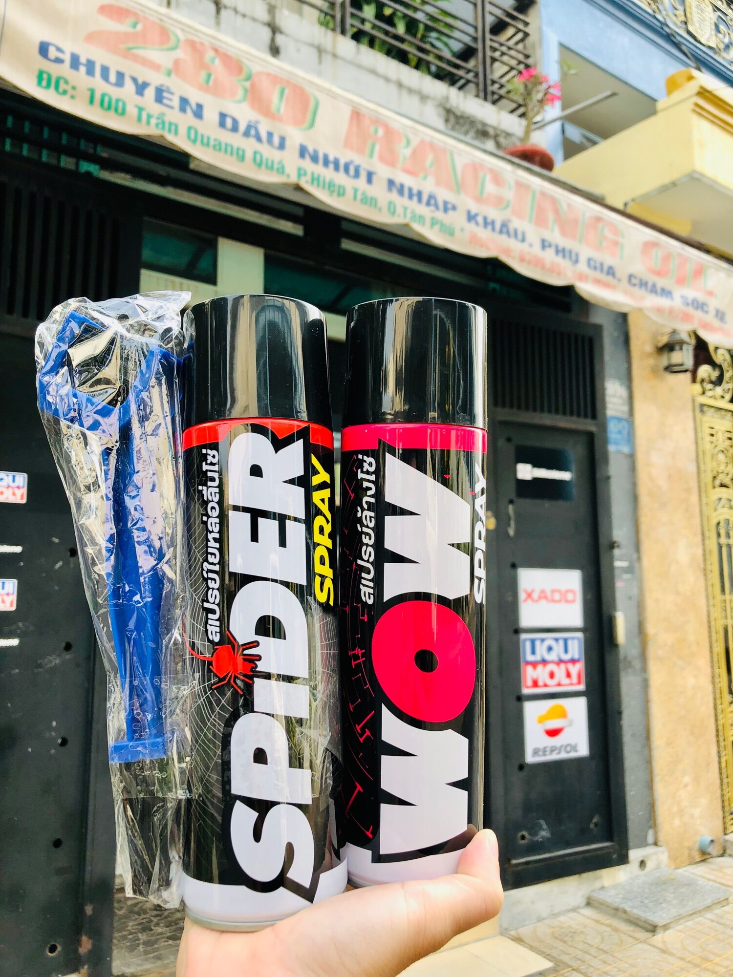 ( kèm bàn chải ) Combo Dưỡng sên Spider, vệ sinh sên WoW