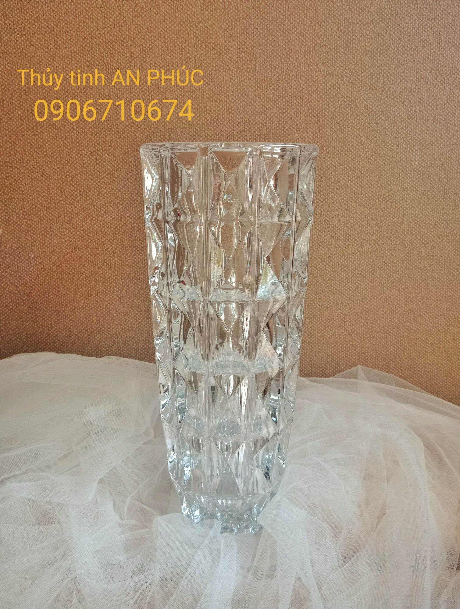 Lọ hoa thủy tinh cao cấp size lớn