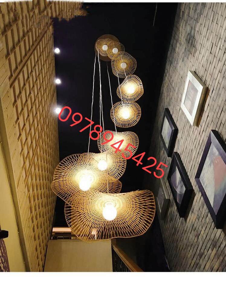 Đèn tre đèn mây tre đèn lồng tre mã 02 lh 0978945425