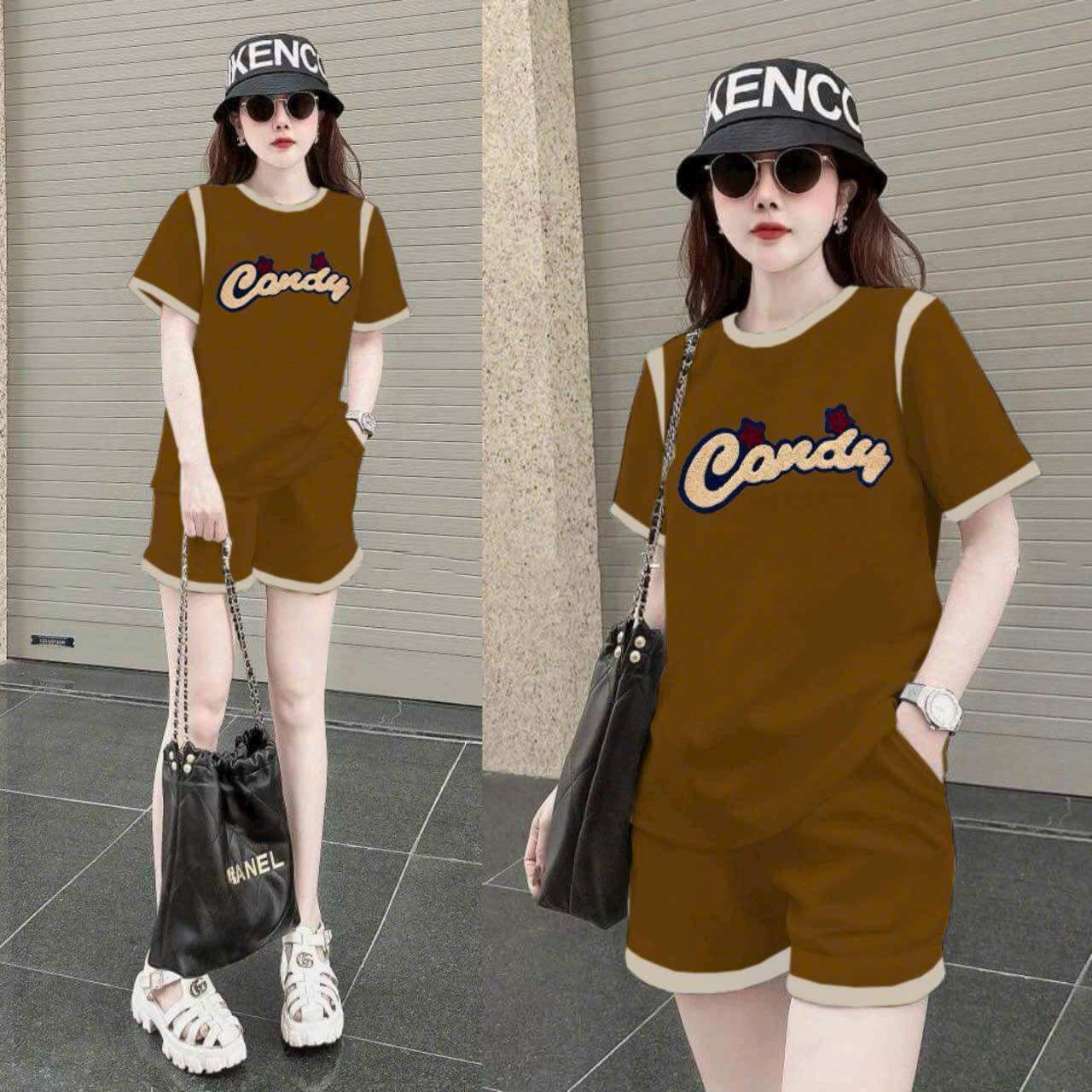SÉT BỘ SHORT COTTON THÊU LO GO CAO CẤP