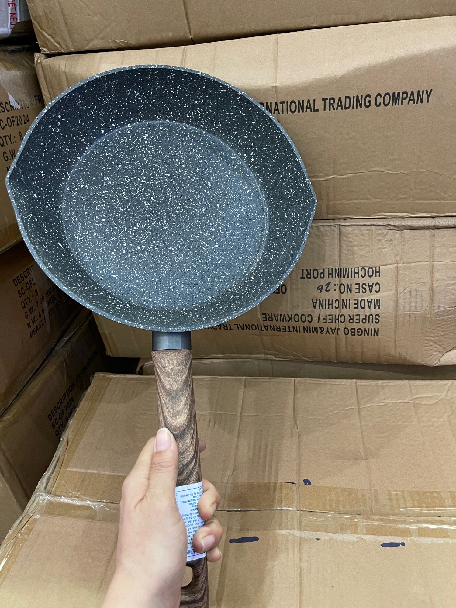 👍💁 CHẢO VÂN ĐÁ SUPER CHEF SIZE 24cm ĐÁY TỪ 👍