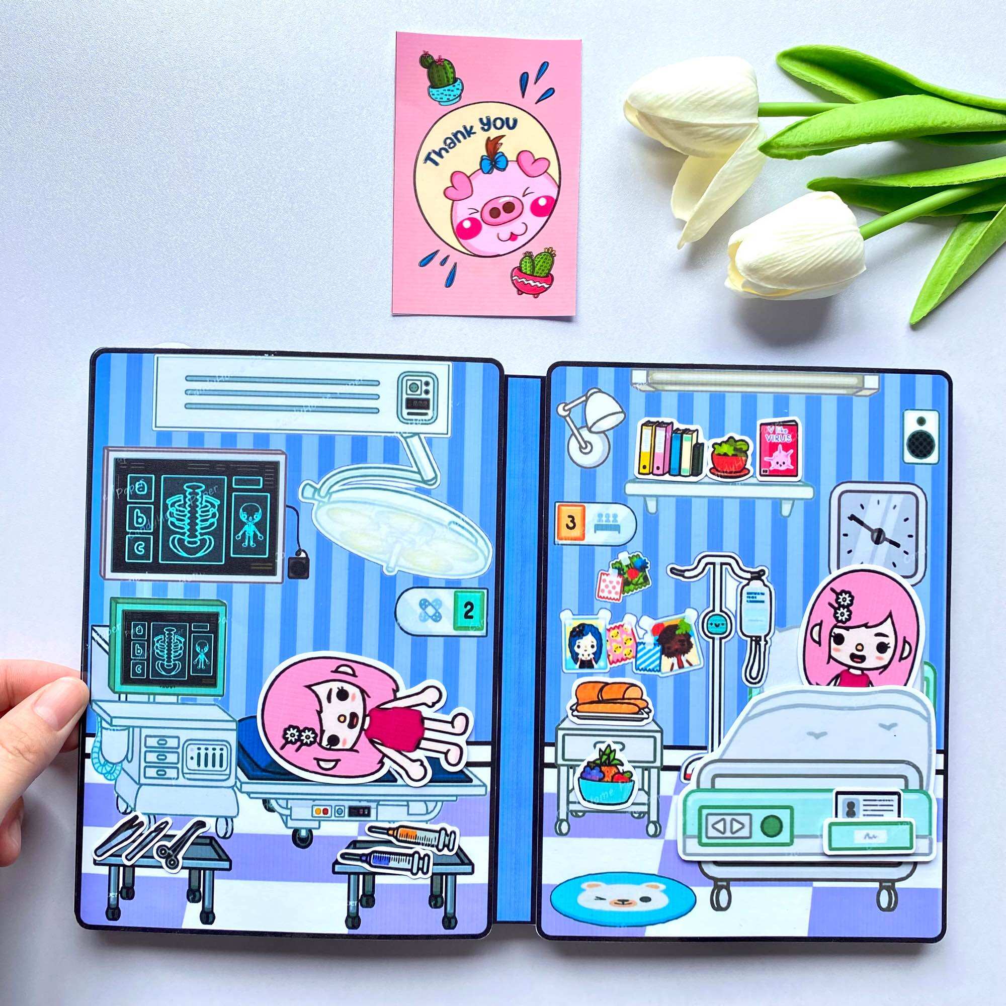 Tập làm bác sĩ cùng TocaBoca - Búp bê giấy