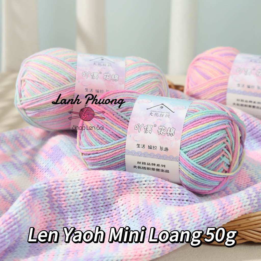 Len yaoh loang mini 50g cuộn nhỏ