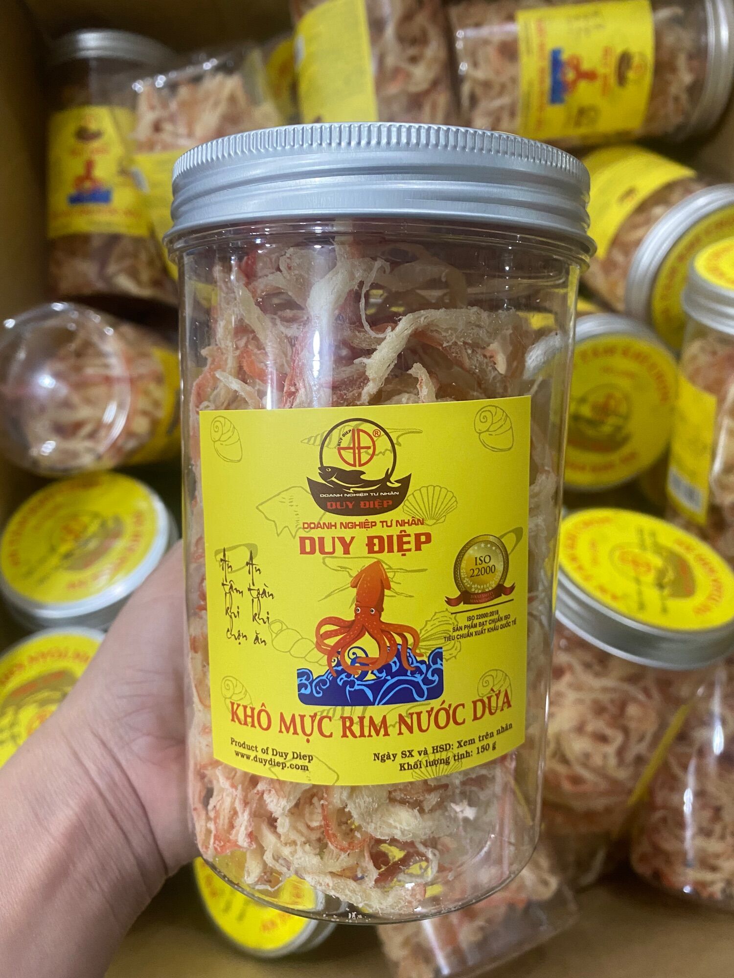 Mực sợi rim nước dừa loại đặc biệt thơm,ngon,bao nghiện
