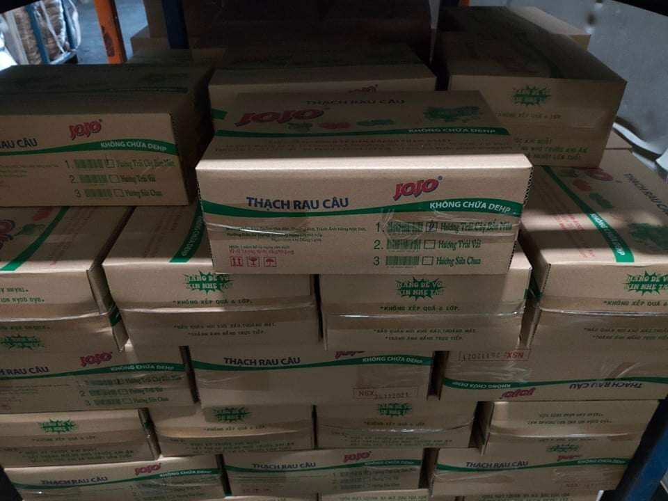 1 thùng (6kg) thạch rau câu trái cây JOJO