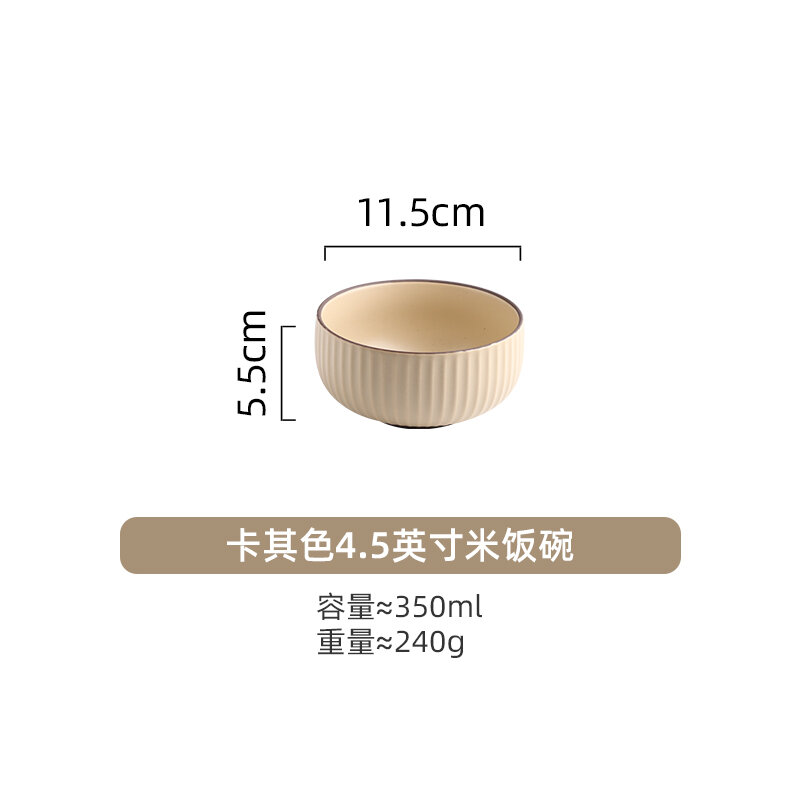 KAWASIMAYA Nordic Tableware Set of Dishes and Bowls Household Minimalist Creative Ceramic Rice Bowl Soup Bowl Noodle Bowl Fish Plate Dish