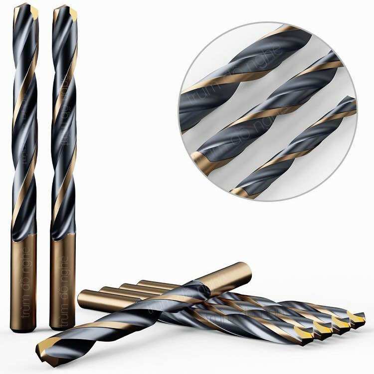  Mũi khoan inox chuyên dụng thép gió【 HSS  từ 1mm - 14mm khoan đa năng inox 304 201 sắt thép nhôm gỗ hợp kim siêu cứng 