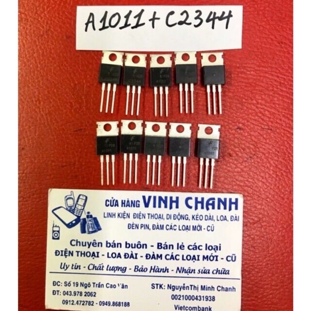 5đôi sò côngsuất a1011 và c2344