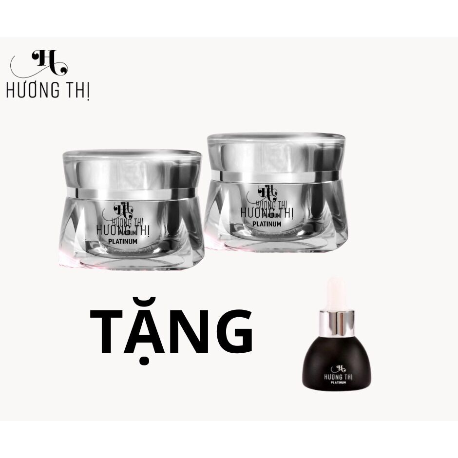 Combo 02 kem dưỡng trắng da ban ngày hương thị 60g + tặng 01 serum dưỡng da 15ml