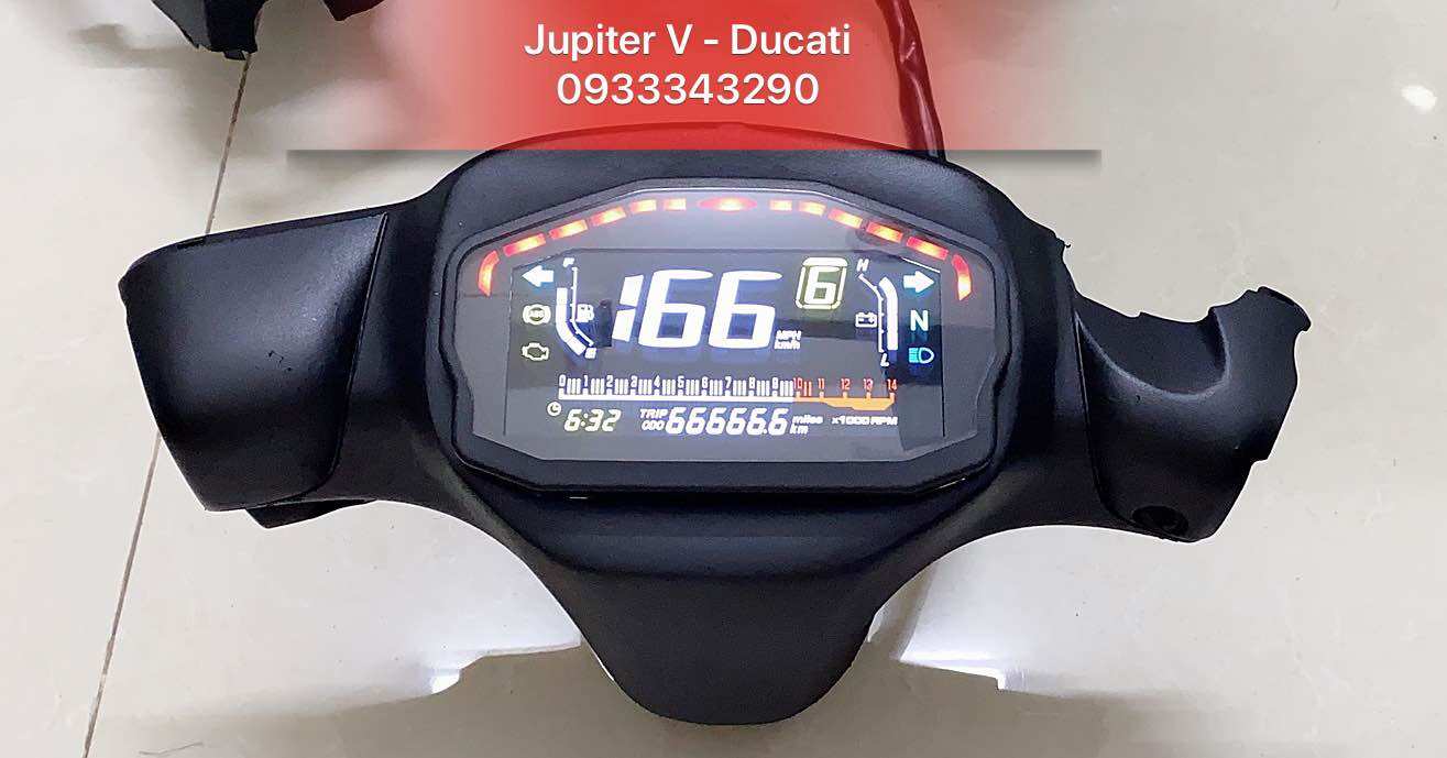 Trọn Bộ Bợ Cổ Jupiter V - Chế Đồng Hồ Ducati