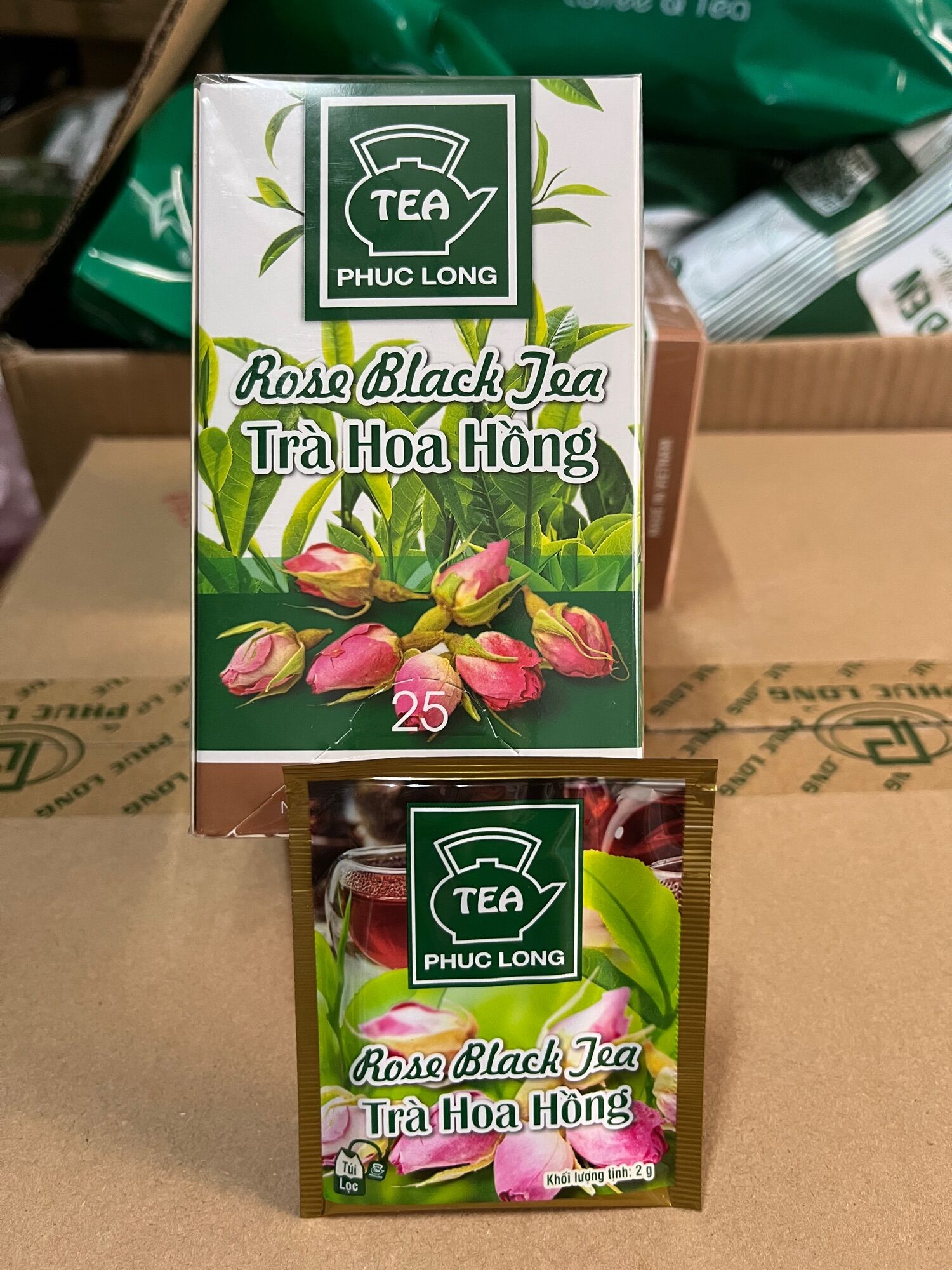 Trà Hoa Hồng Túi Lọc Phúc Long 25 tép 2g