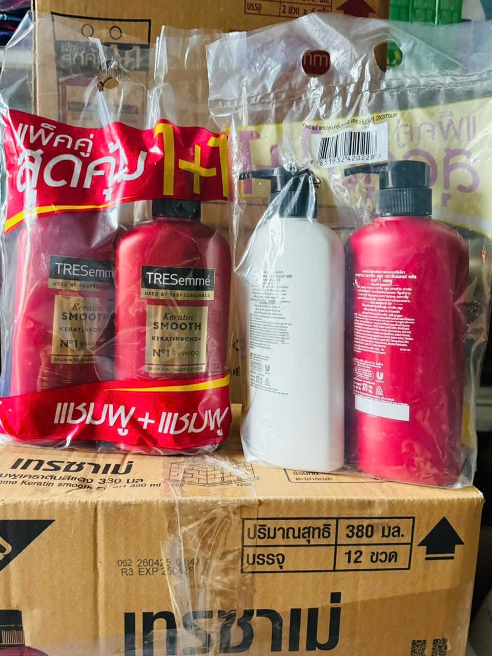 Dầu Gội Xả Tresemme Thái lan 370ml có lựa chọn mẫu mới