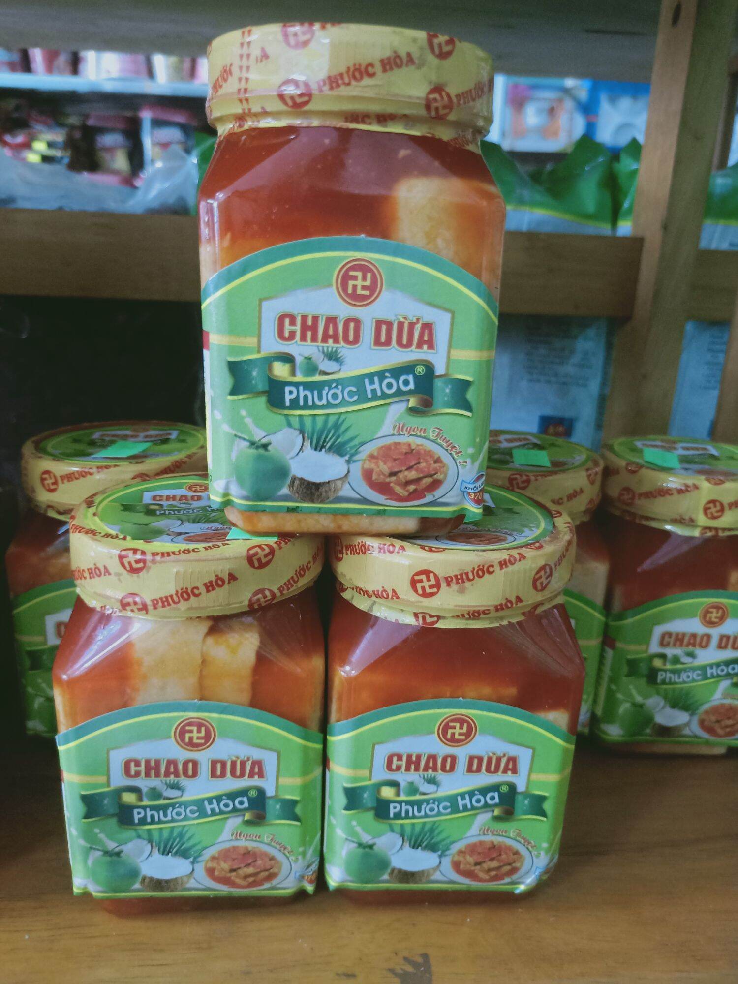 3 hủ chao dừa 🥥🥥🥥béo phước hòa 370g / hủ