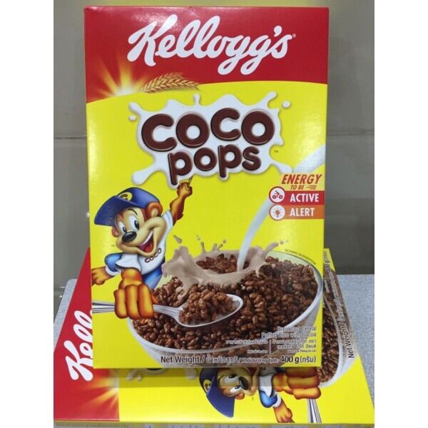 Bánh/Ngũ cốc ăn sáng Kellogg’s Coco Pops (vị Socola) - Hộp 190/350g