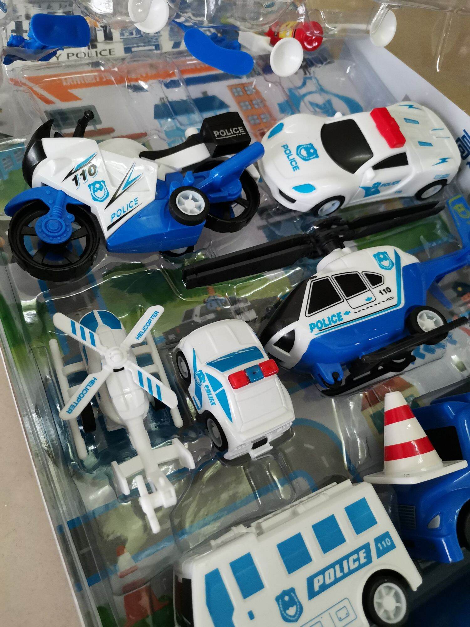 Bộ đồ chơi xe cảnh sát