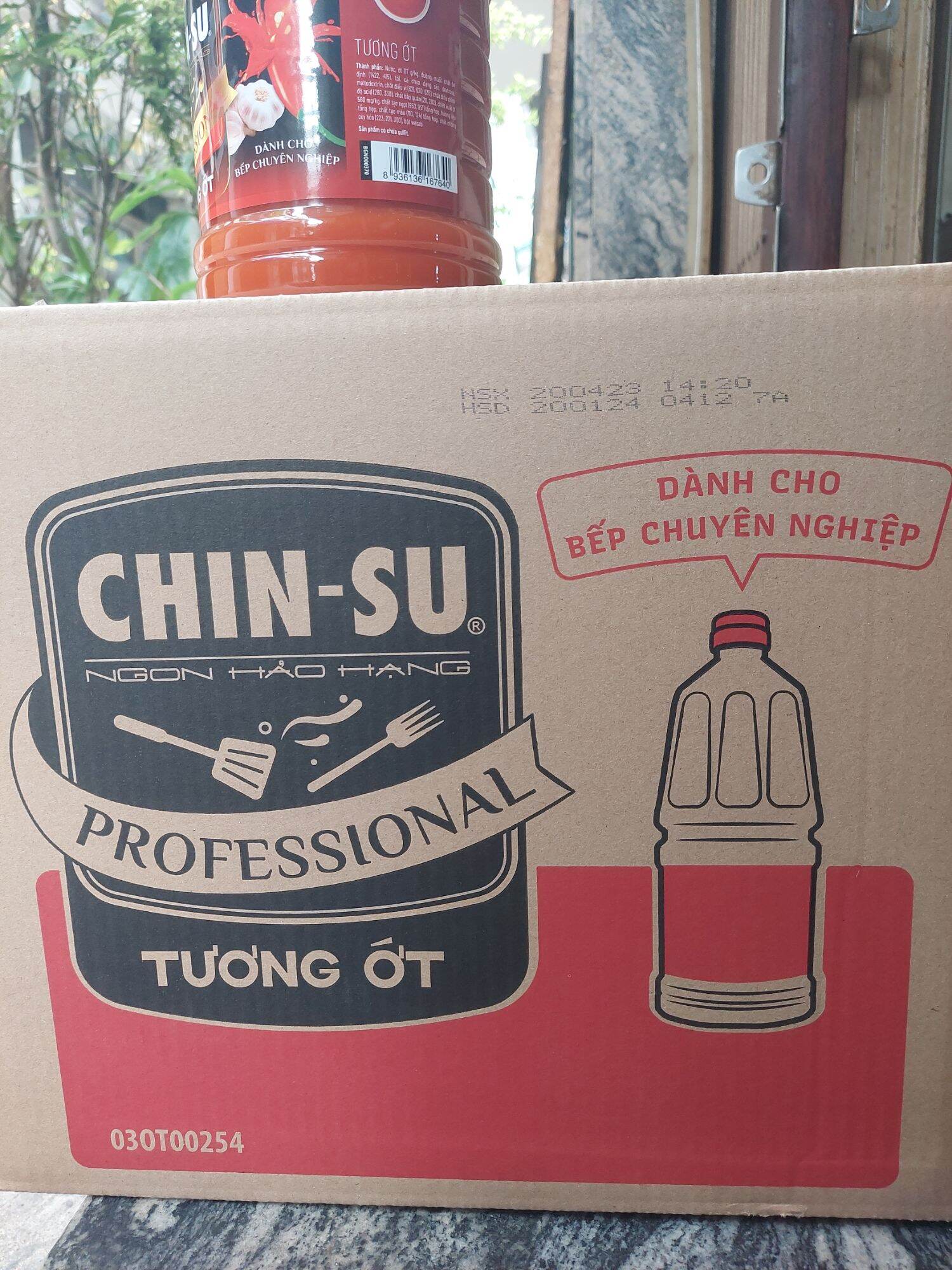 Tương ớt chinsu chai 2,1kg