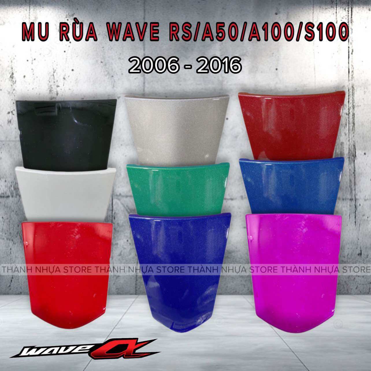 Mu rùa ốp đuôi sau wave rs/wave a50/a100/s100