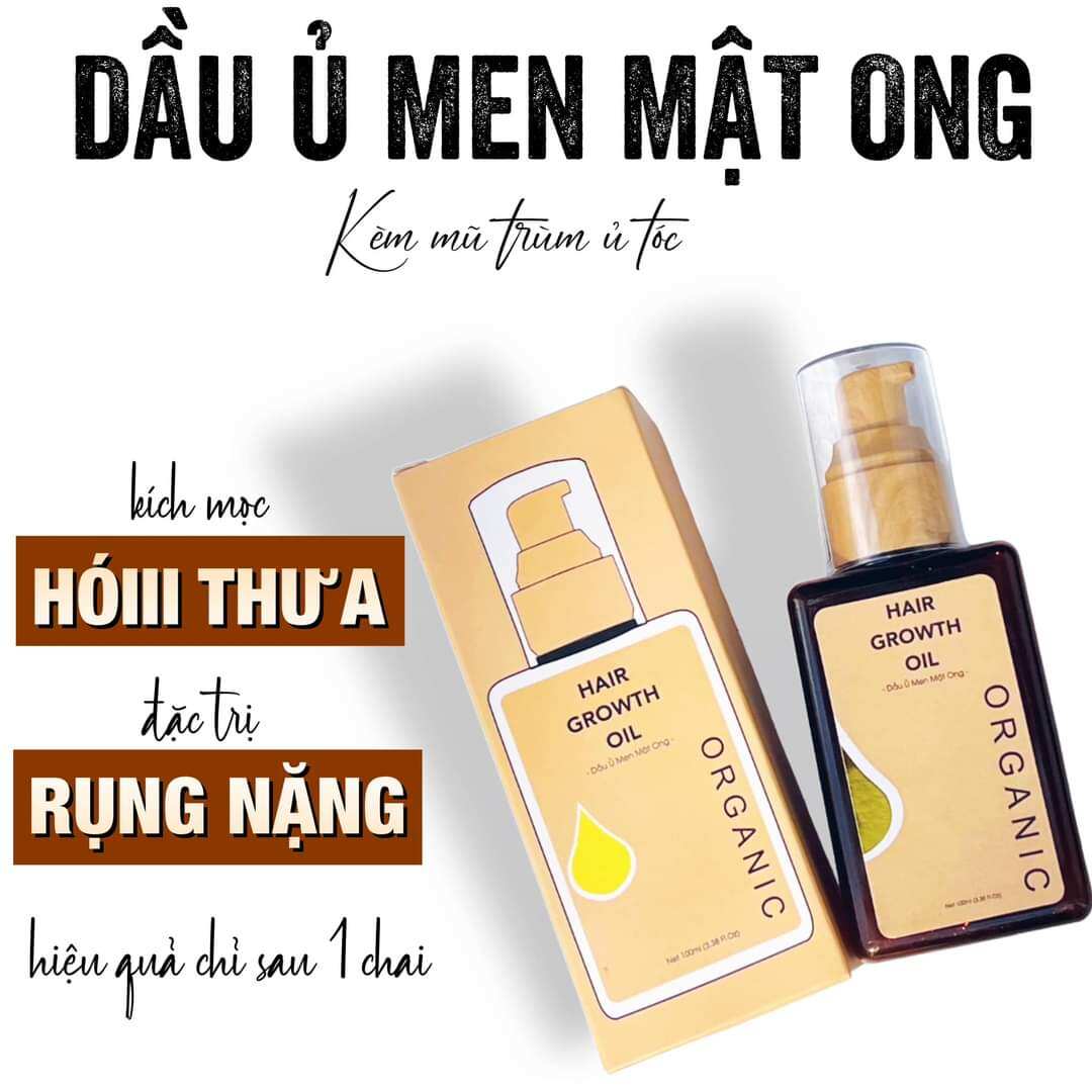 Dầu ủ men mật ong - mọc tóc chuyên sâu 🎁tặng 1 mũ trùm ủ tóc