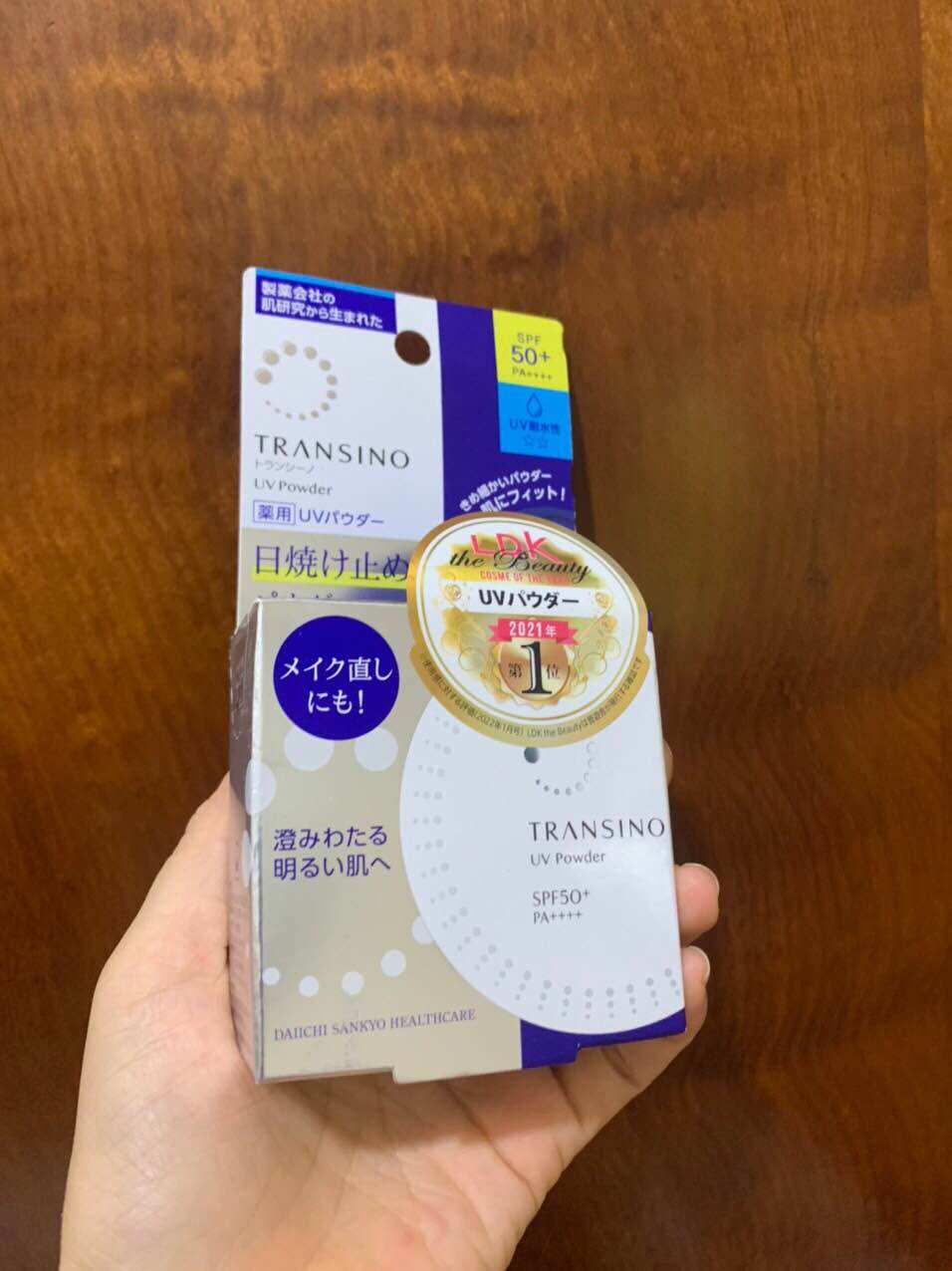 Transino Sunscreen Powder for Skin Whitening Uv Powder Spf50 Pa++++ Japan