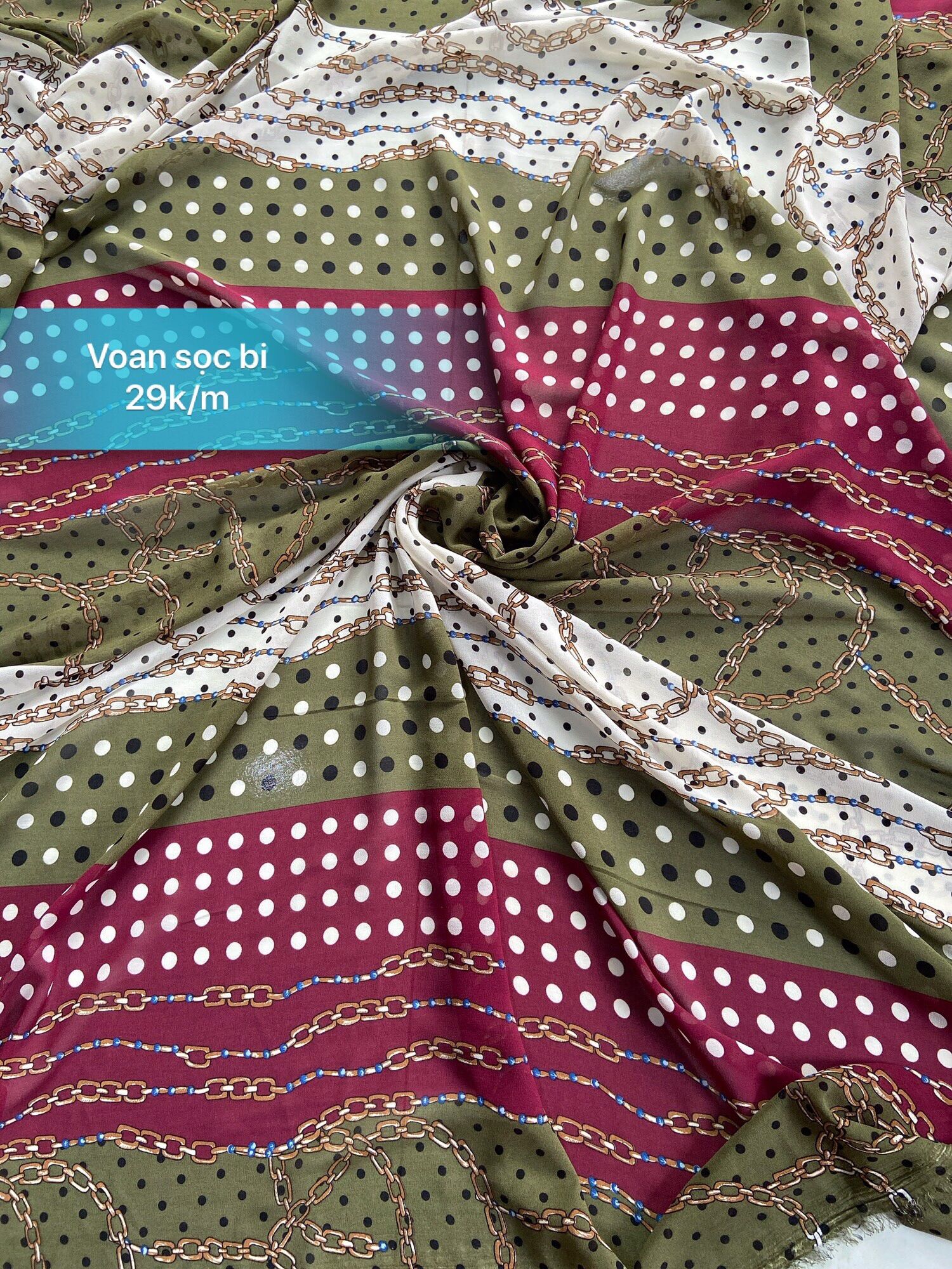 Soft, Flowy Floral Chiffon Fabric for Making Dresses, Skirts, and Shirts [Color Palette 2]