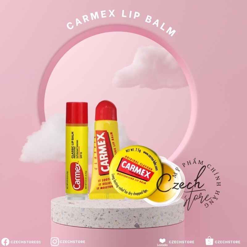 Son dưỡng carmex lip balm