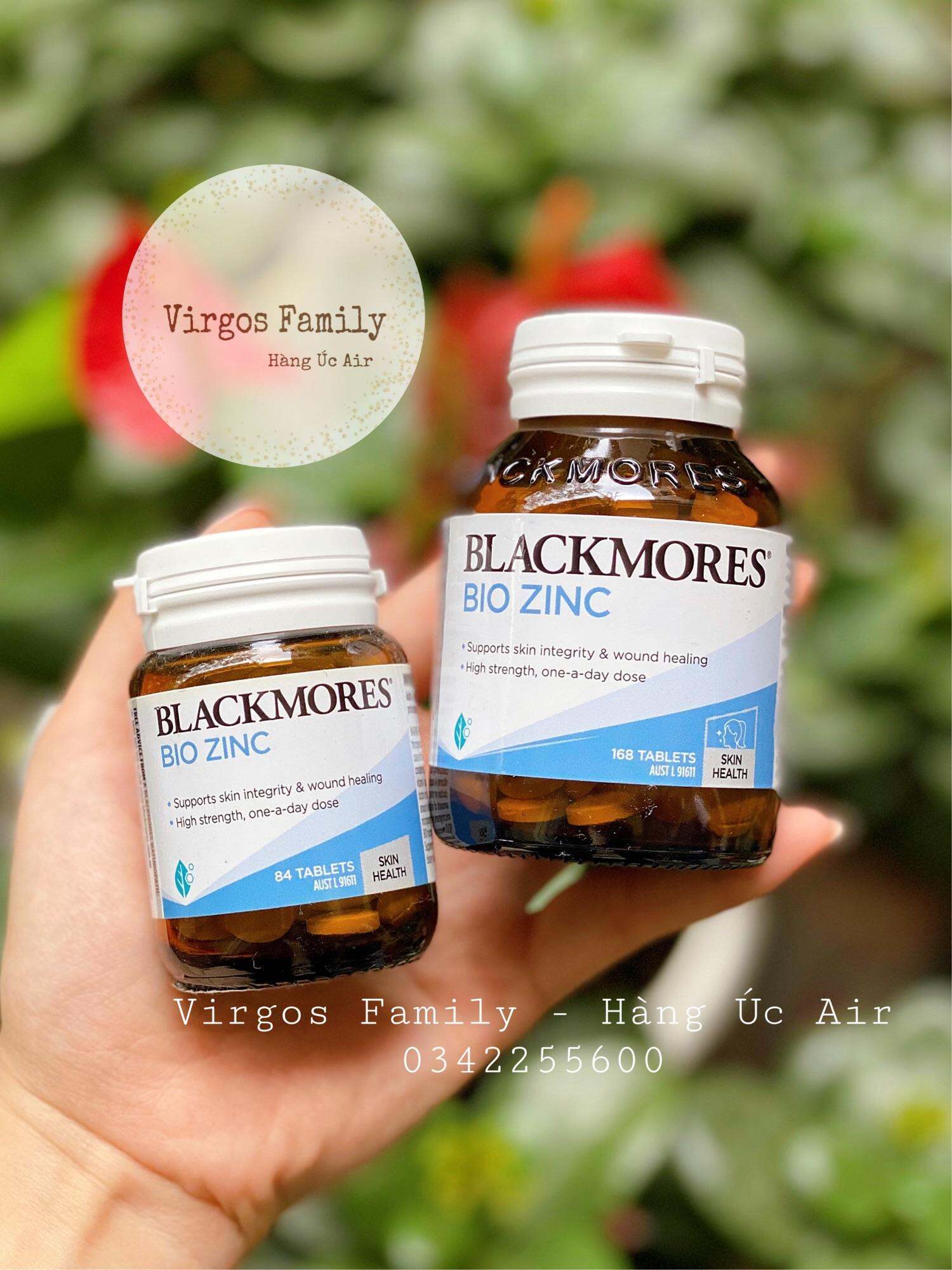 Blackmores Bio Zinc viên kẽm giảm mụn cải thiện làn da