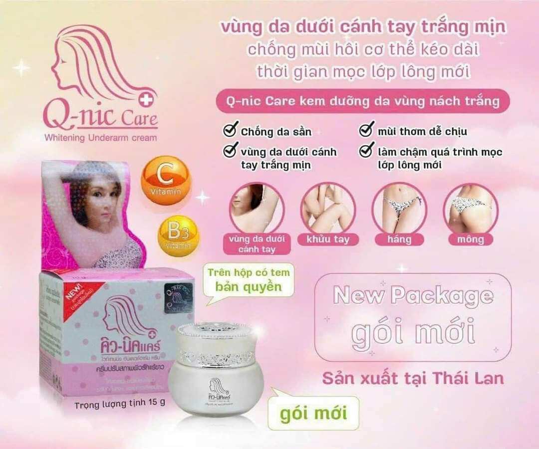 Kem Giảm Thâm Nách Bikini Qnic Care