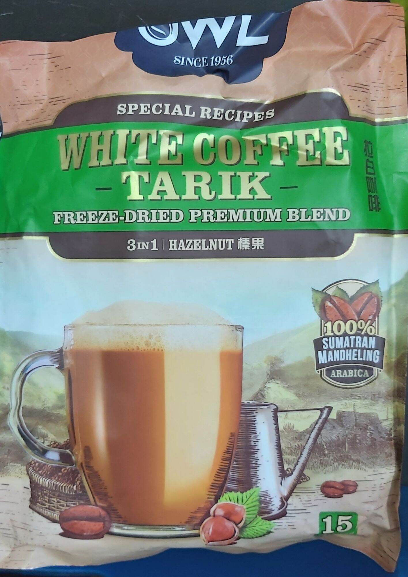 Cà phê trắng - OWL White Coffee vị hạt phỉ