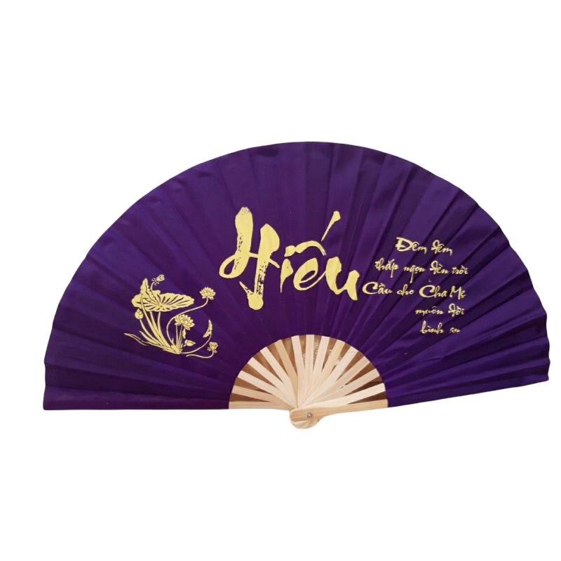 Quạt thư pháp cầm tay