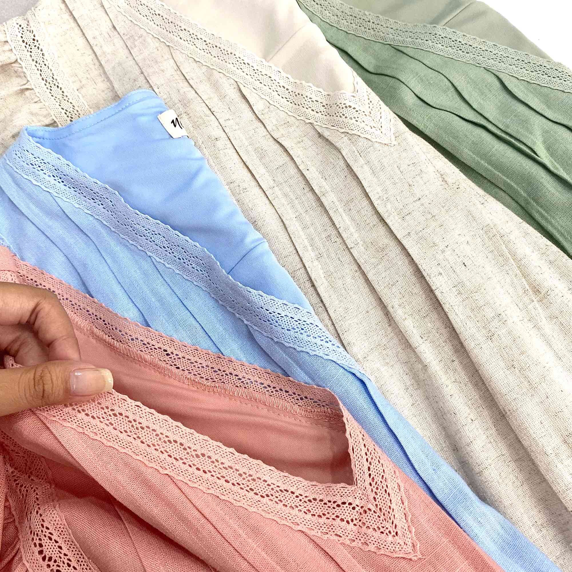 Đầm linen N€W !N xuất xịn