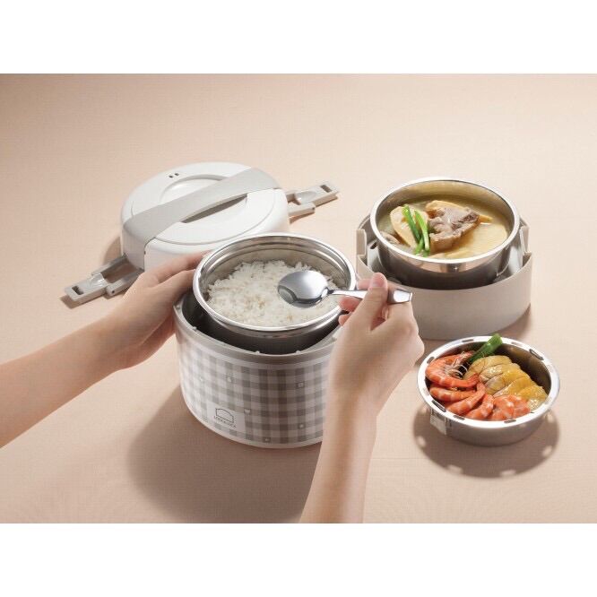 [HCM]Hộp cơm điện Lock&Lock EJR216 ( 2L ) - Hàng Chính Hãng