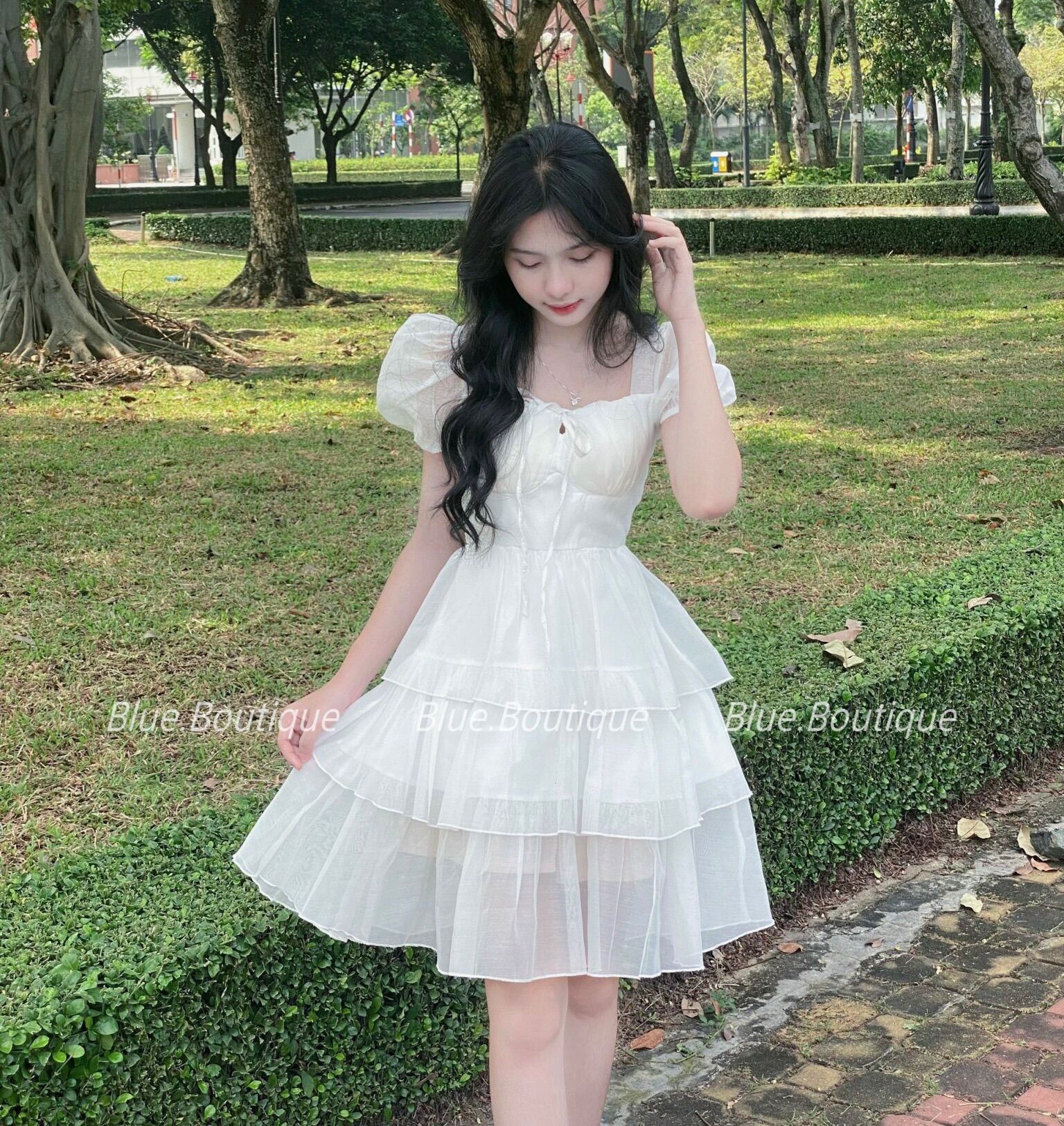 [Ảnh Thật / Sẵn] 🫧ĐẦM - VÁY TRẮNG TIỂU THƯ *BOO*