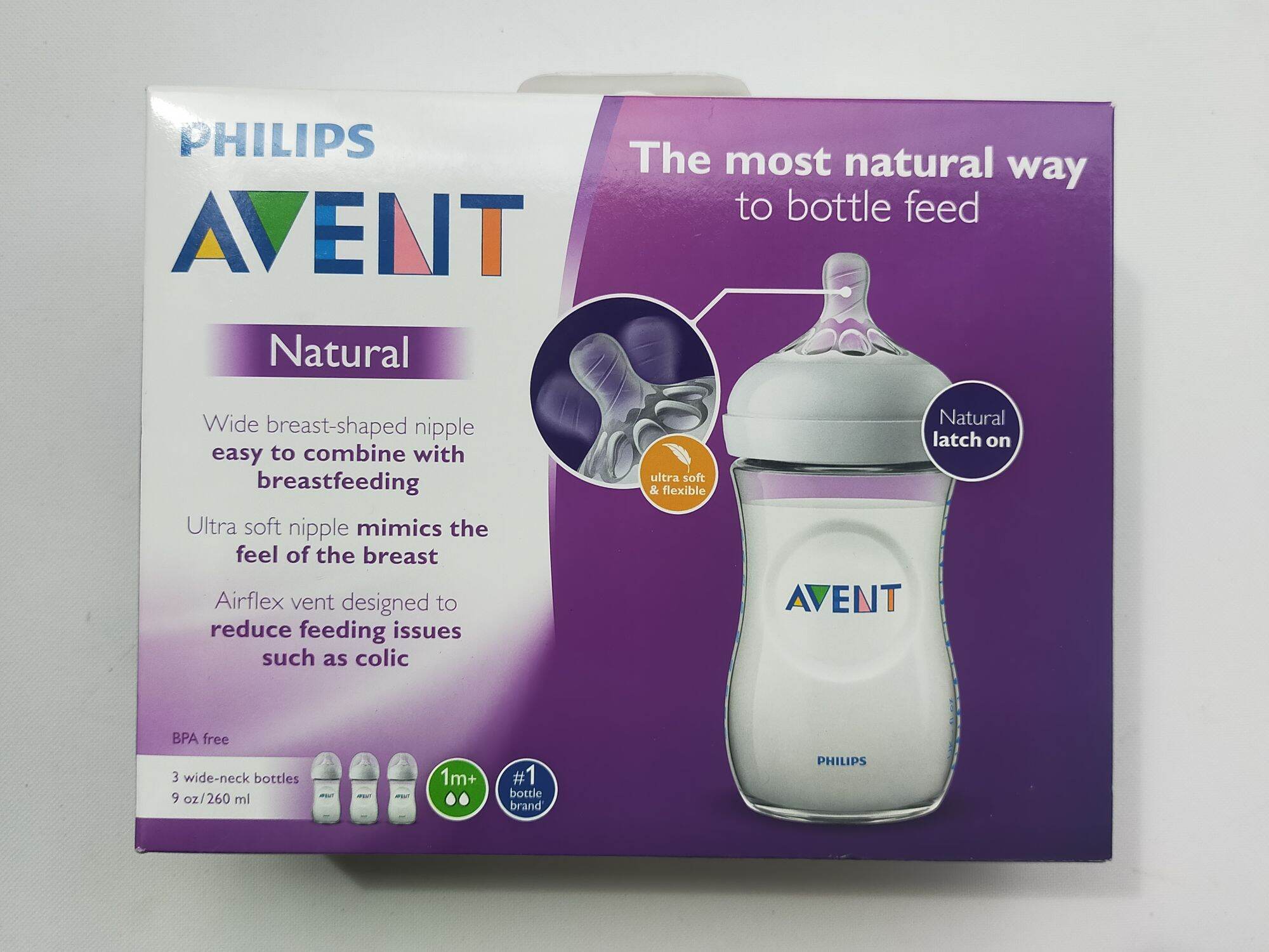 Bình sữa Avent natural 260ml