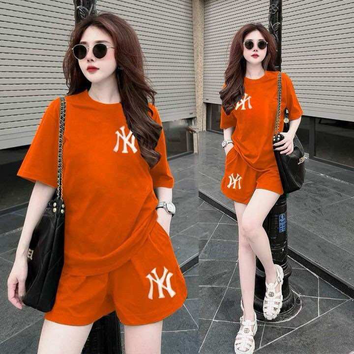 SÉT BỘ SHORT COTTON THÊU LOGO CAO CẤP