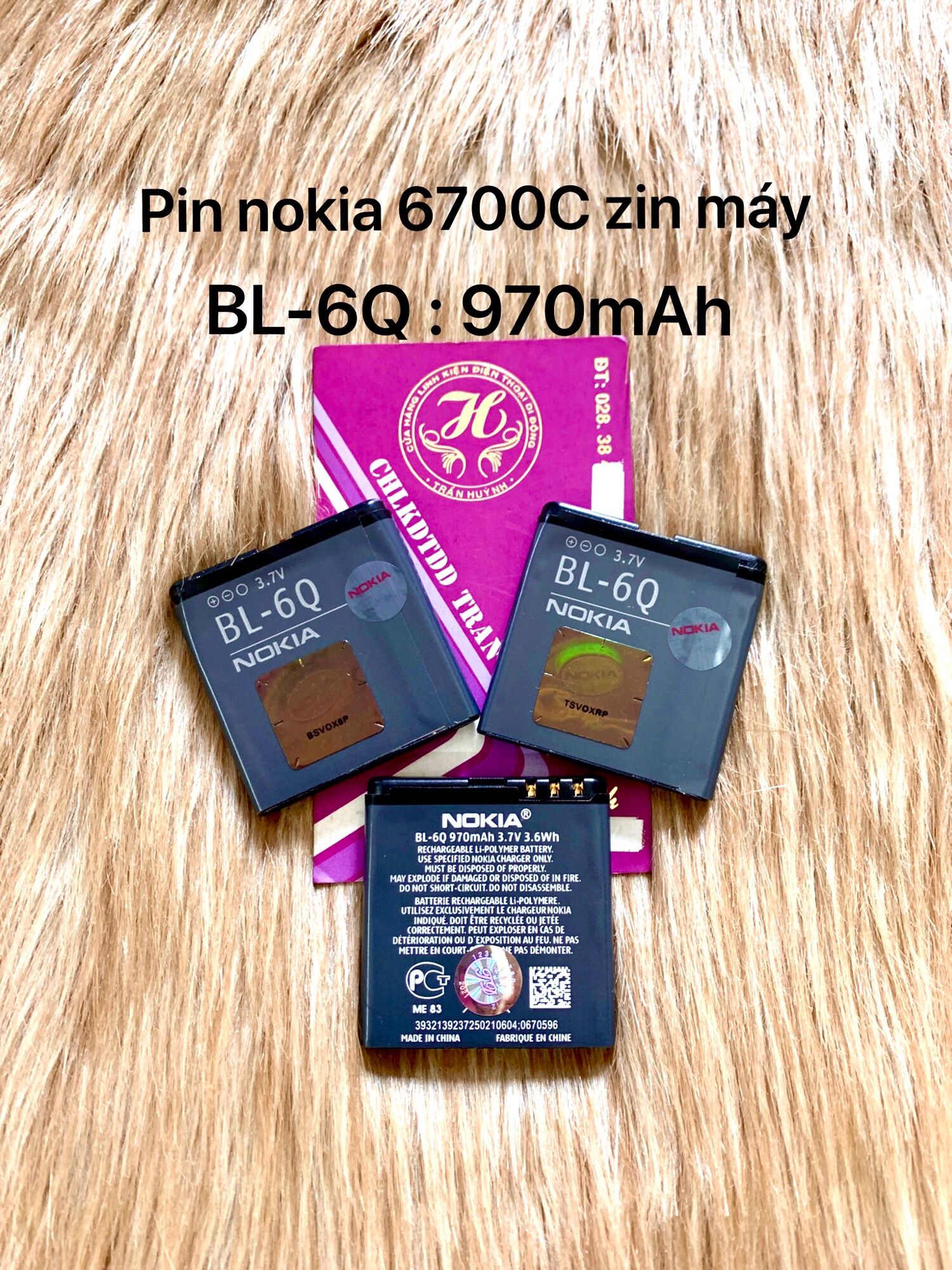 Pin nokia 6700c zin