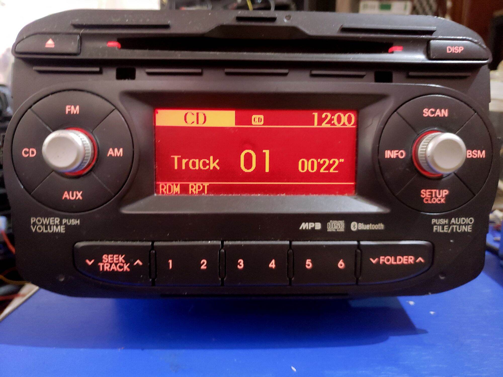 Đầu Bluetooth CD aux Ô tô KIA MORNING 2018