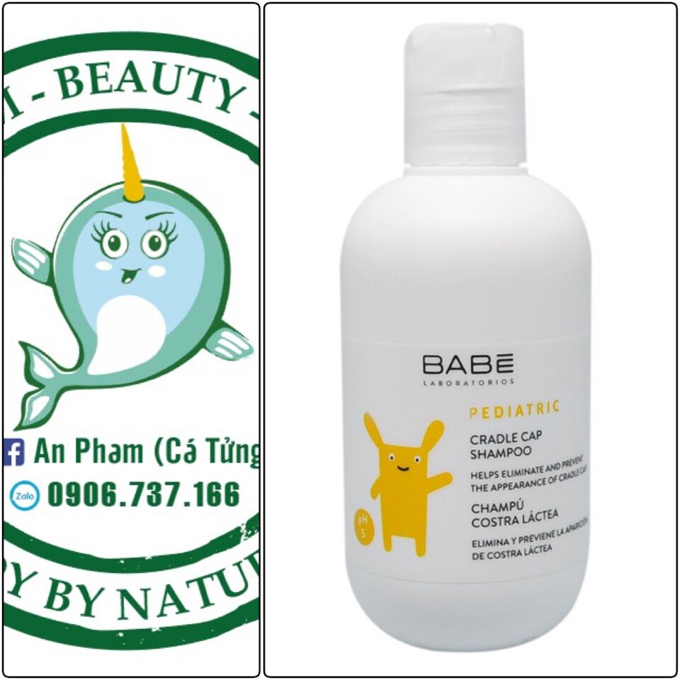 Dầu gội pediatric extra mild shampoo babe 200ml thương hiệu babe laboratorios