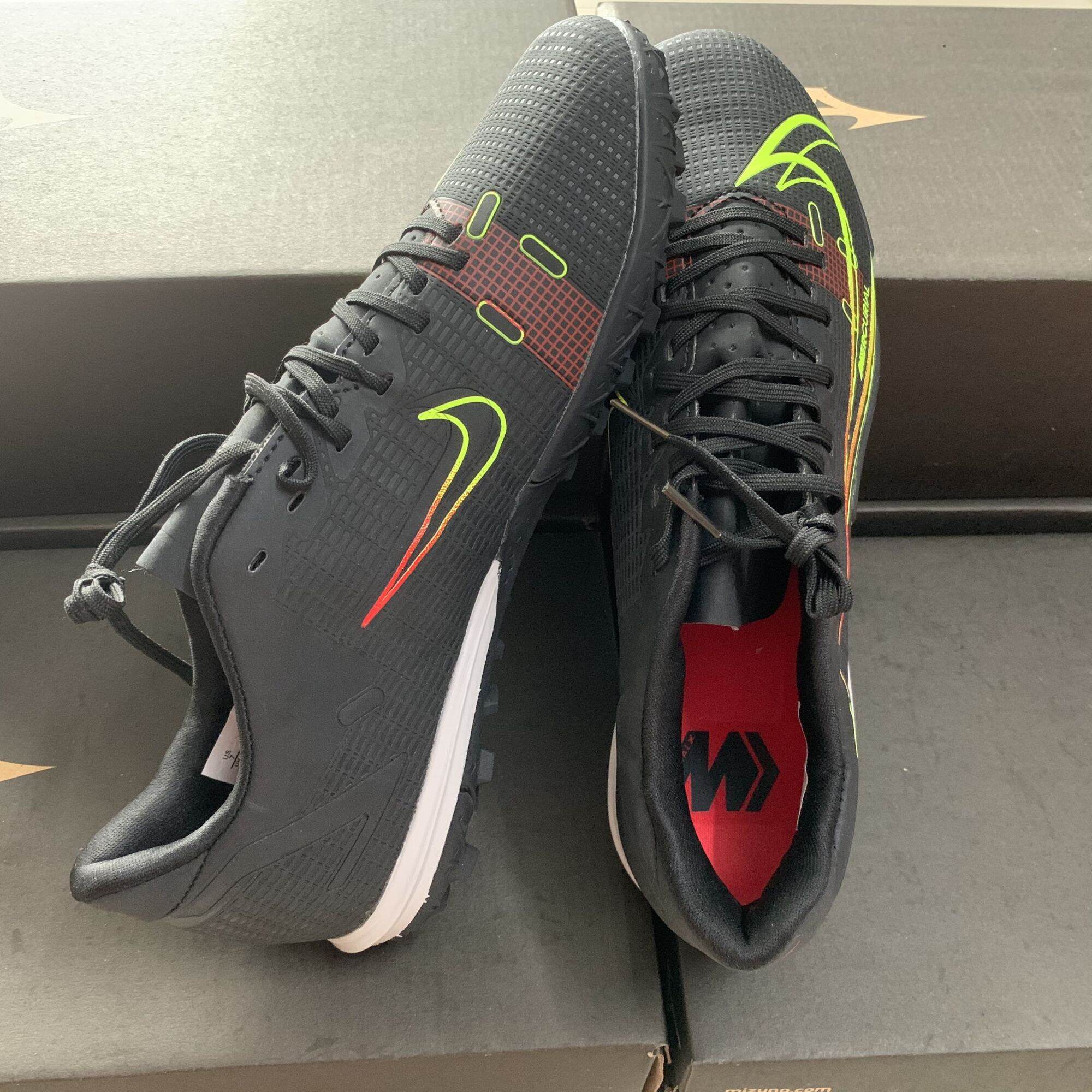 Giày đá bóng N-Mercurial đế TF Đen